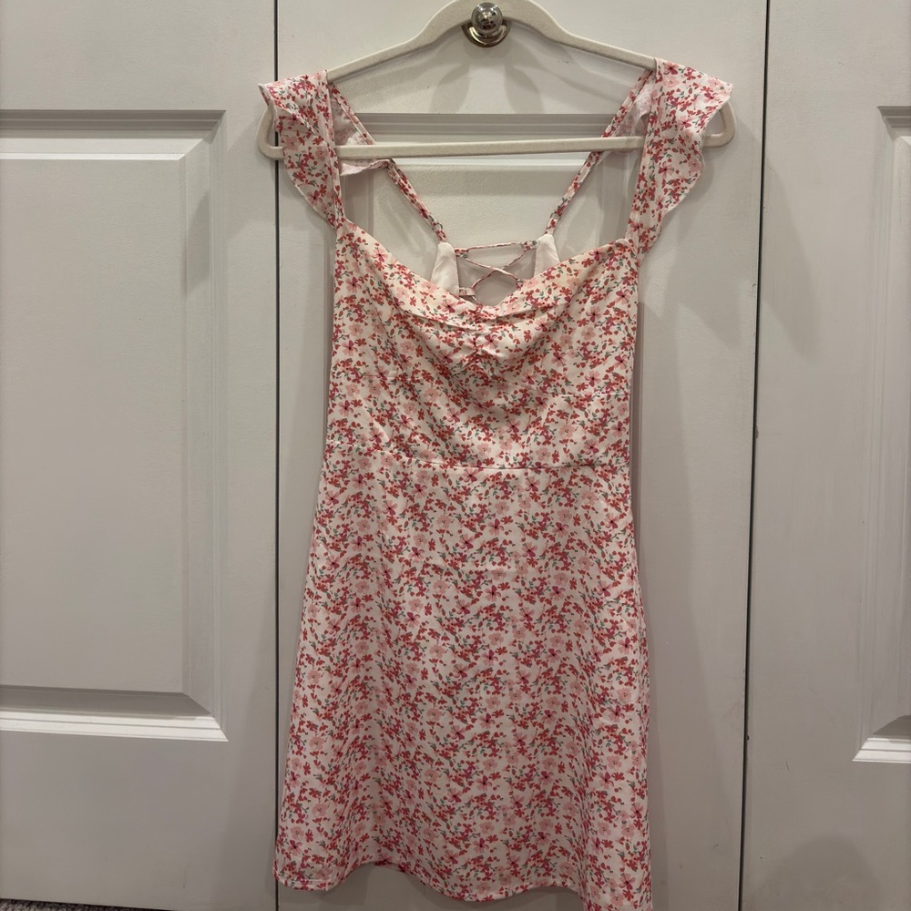 Princess Polly LANDON MINI DRESS PINK FLORAL